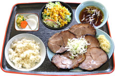 チャーシュー定食